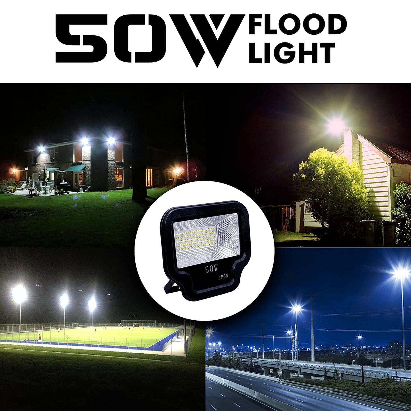 DAJUBHAI® - Cool Day Light 50 Watts Flood Light ( Pack of 1 )