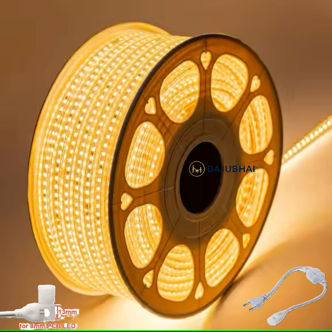 DAJUBHAI® - 30M Led Flexible Strip Light 220V SMD2835 Led Strip 120leds Per Meter Led Strip Light