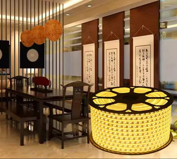DAJUBHAI® - 30M Led Flexible Strip Light 220V SMD2835 Led Strip 120leds Per Meter Led Strip Light