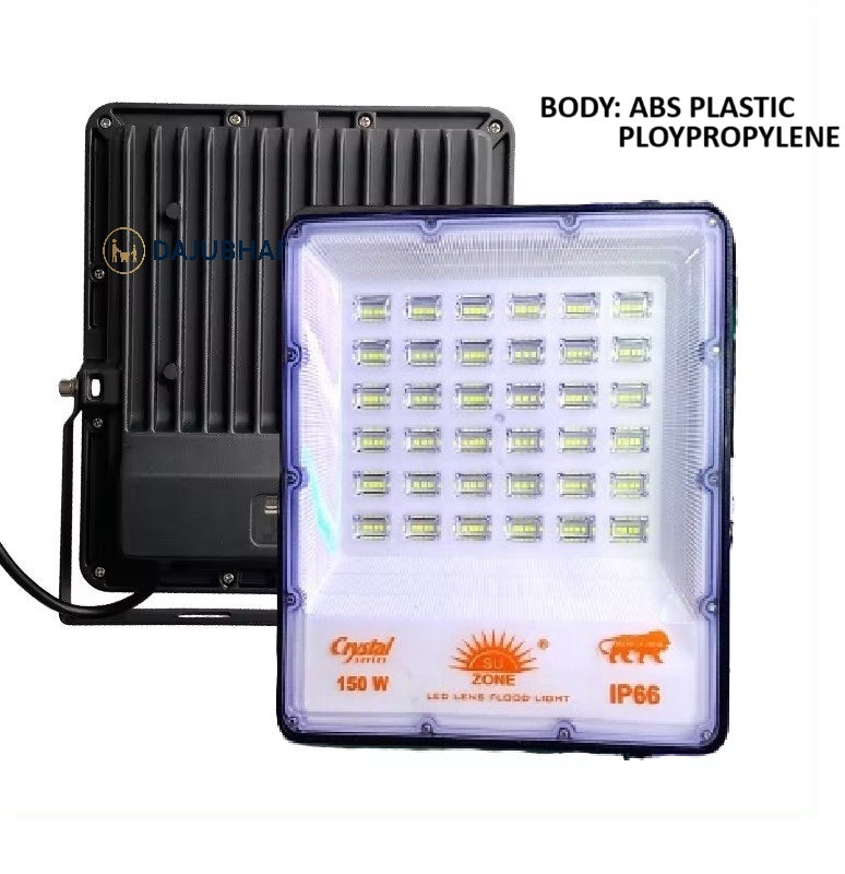 DAJUBHAI® - CRYSTAL MODEL 150W FLOOD LIGHT PACK OF 1
