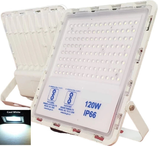 DAJUBHAI® - 120W Lens Led Flood Light - Ip65 Waterproof Led Lights with 120 Wide Beam-Led Lamp Lights  Pack of 1) (Cool White)