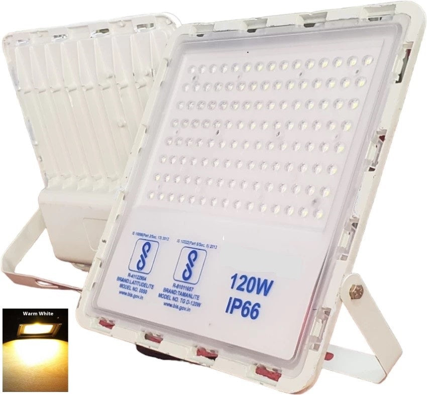 DAJUBHAI® - 120W Lens Led Flood Light - Ip65 Waterproof Led Lights with 120 Wide Beam-Led Lamp Lights  Pack of 1) (Cool White)